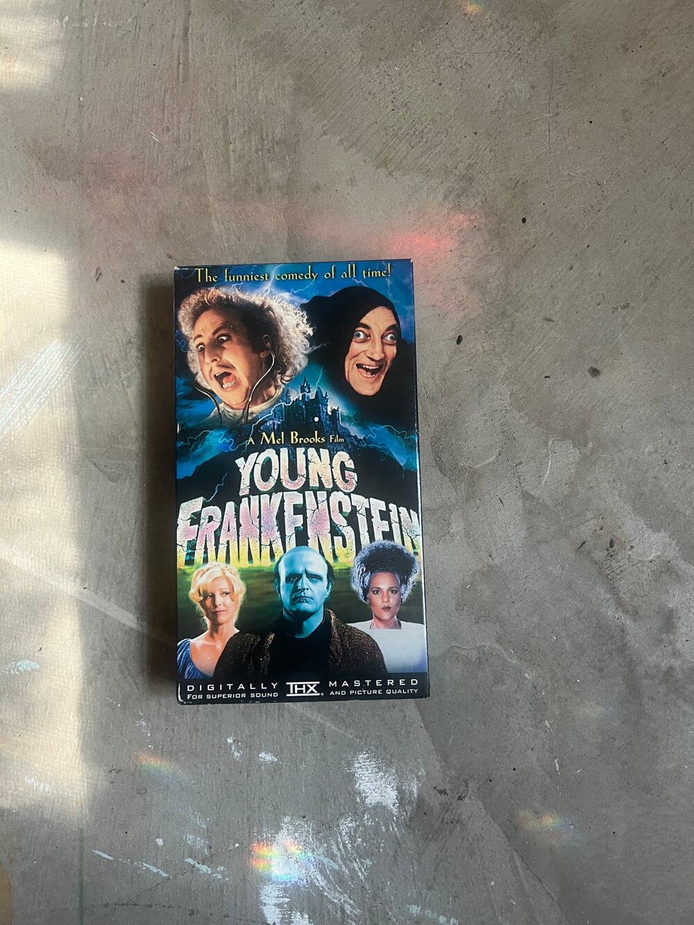 Vintage VHS Tape Young Frankenstein Classic Movie Gilm